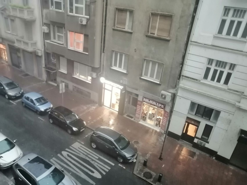 Pljusak u Beogradu