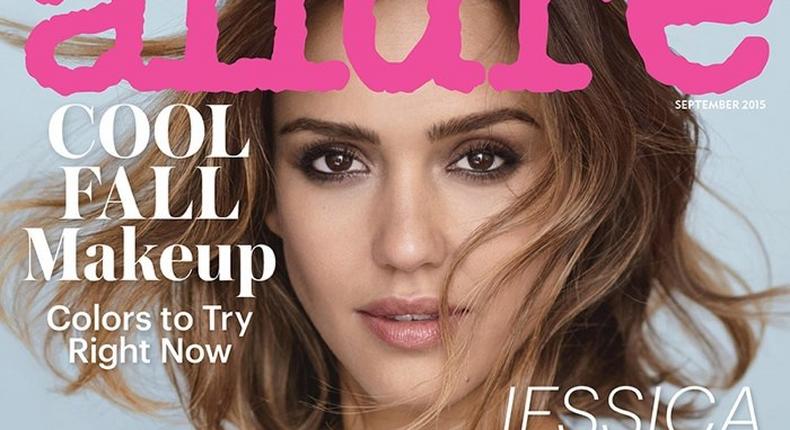 Jessica Alba covers Allure Magazine September 2015 issue