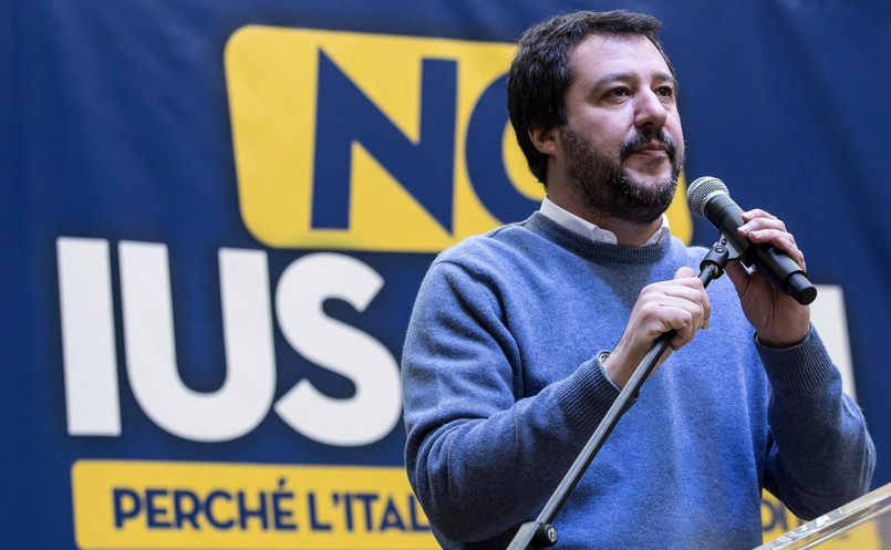 Matteo Salvini, przewodniczący Ligi Północnej, skłania się ku rządowi powołanemu przez centroprawicę