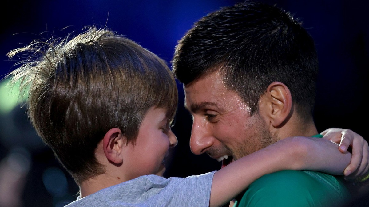 Stefan i Novak Đoković