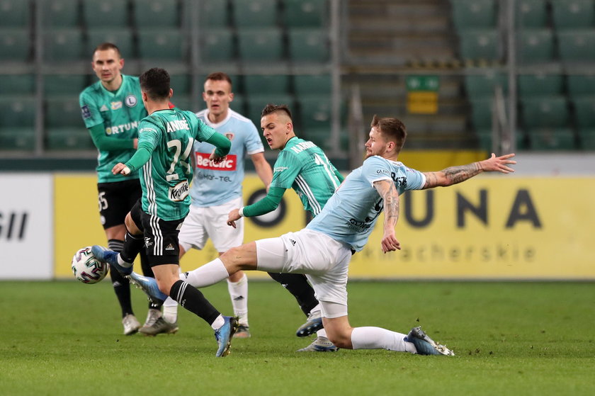 Ekstraklasa: Legia Warszawa - Piast Gliwice 1:2