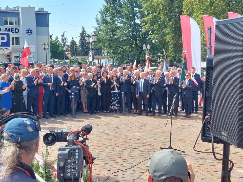 Odsłonięcie pomnika Lecha Kaczyńskiego w Tarnowie