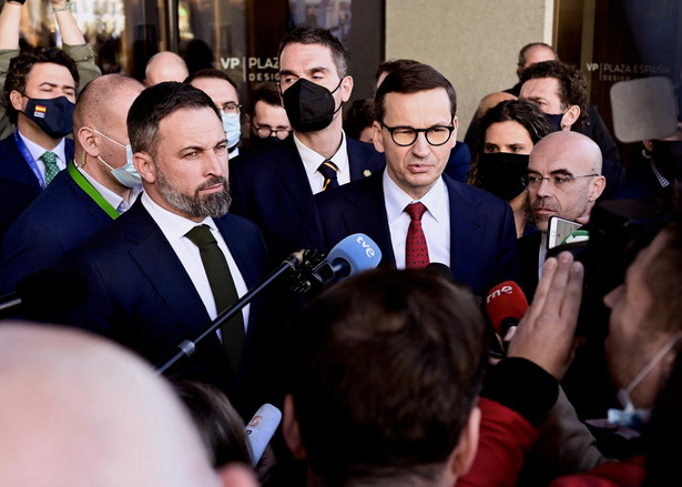 Mateusz Morawiecki i Santiago Abascal