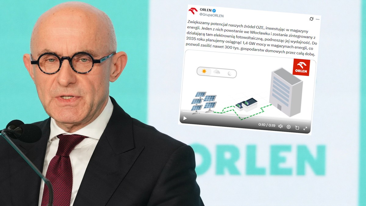 Orlen zbuduje pierwszy przyzakładowy magazyn energii. Zdradził lokalizację