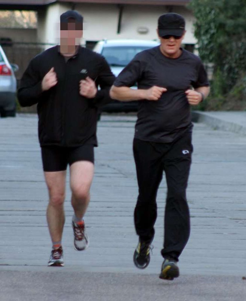 Donald Tusk, jogging