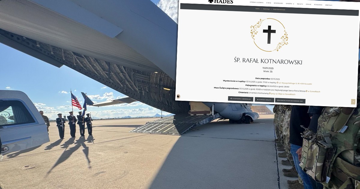 Żołnierz z Suwałk zginął podczas ćwiczeń w USA. Wiadomo, co z pogrzebem. Rodzina prosi o jedno