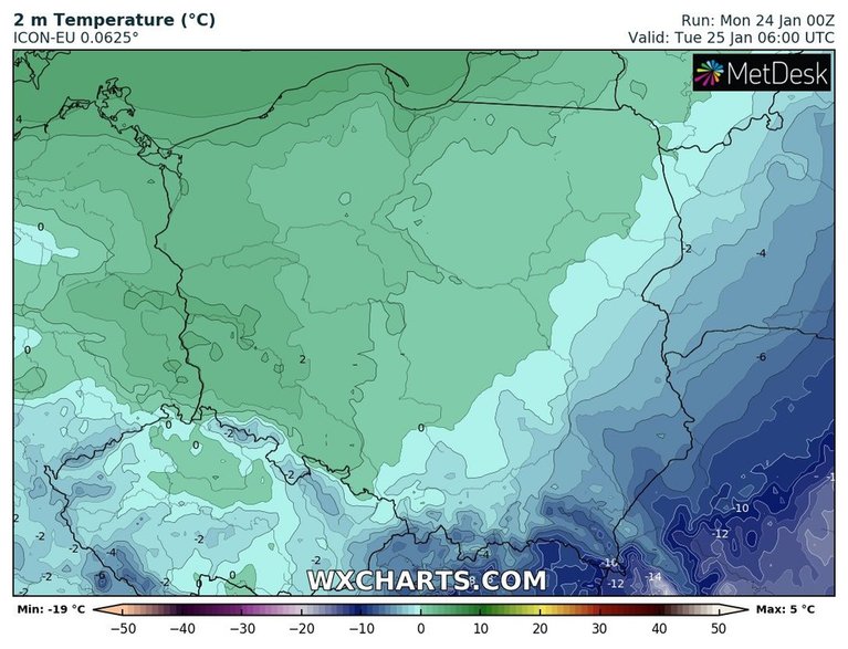 Temperatura z każdą godziną będzie coraz wyższa