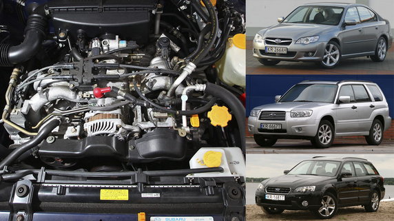 Subaru 2.0 i 2.5 (od 1989 r.); koszt instalacji LPG: od 2800 zł 