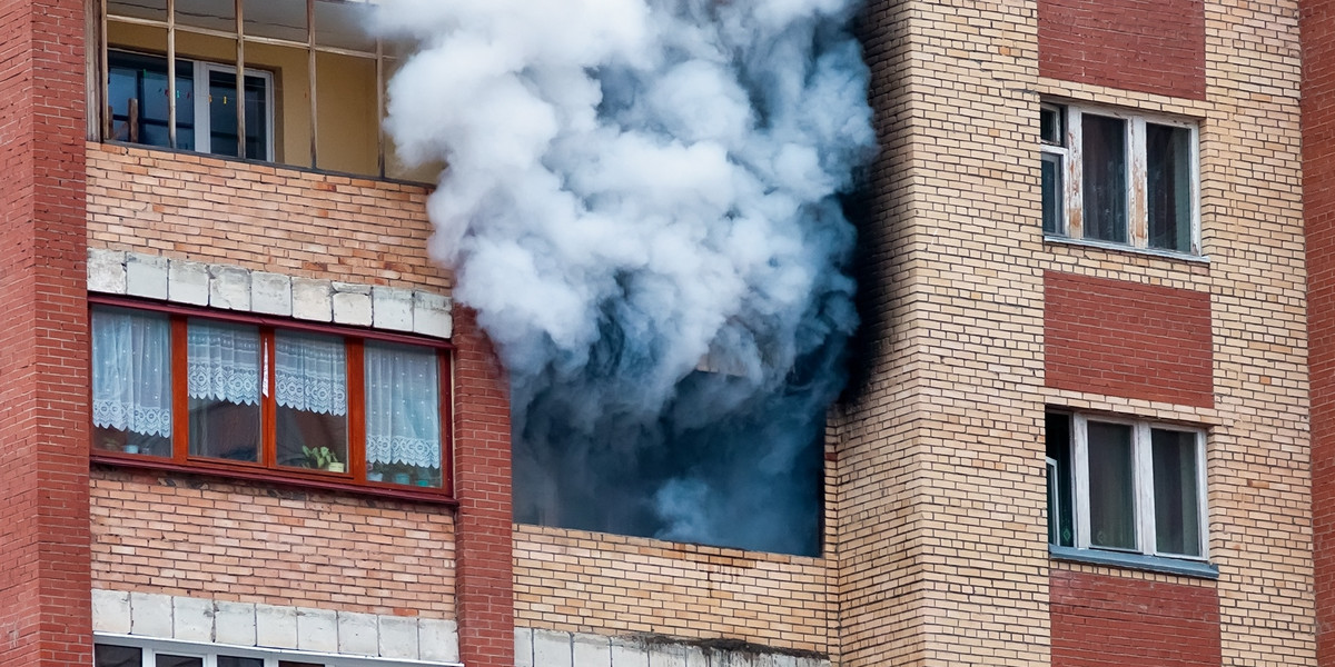 Wybuch w centrum Wrocławia! Pożar mieszkania na 9. piętrze