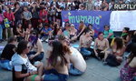 Nagi protest feministek w Argentynie