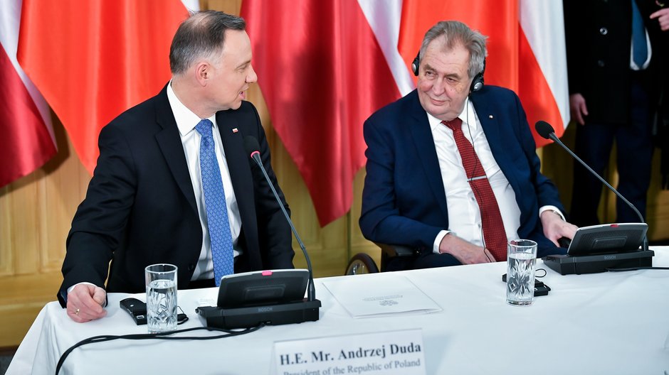 Andrzej Duda i Milos Zeman