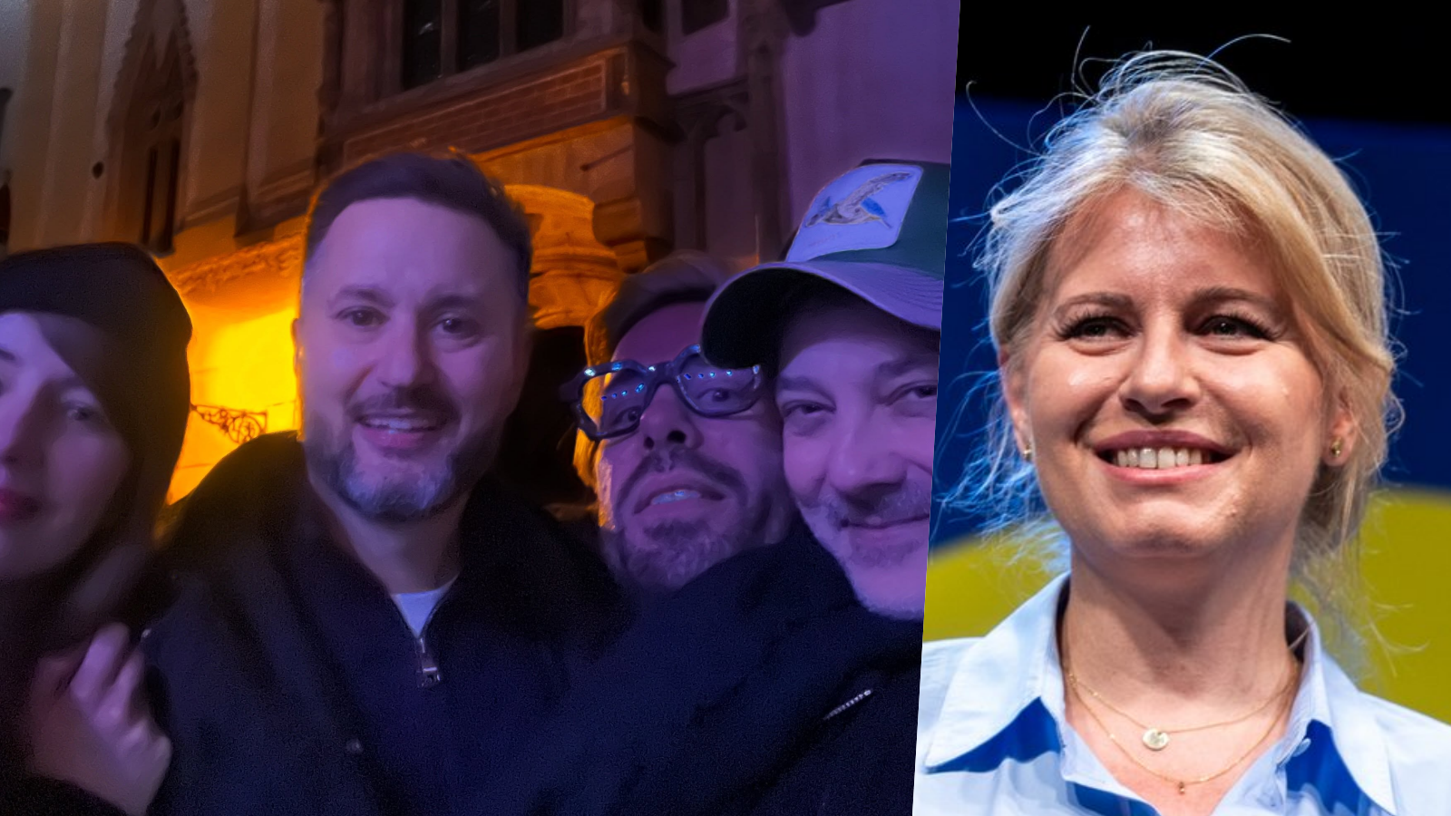 Kapela Bad Karma Boy, primátor Bratislavy Matúš Vallo a bývalá slovenská prezidentka Zuzana Čaputová.