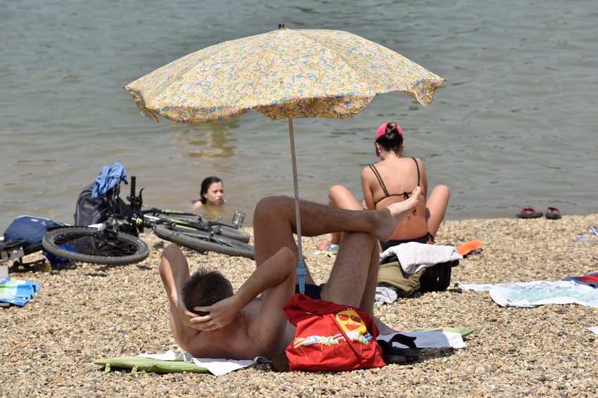 Vrućine, Beograd, Ada Ciganlija