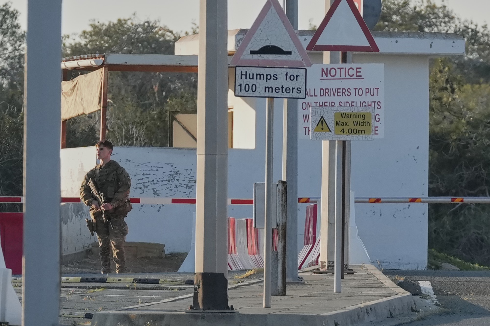 Britská základňa Akrotiri na Cypre. 