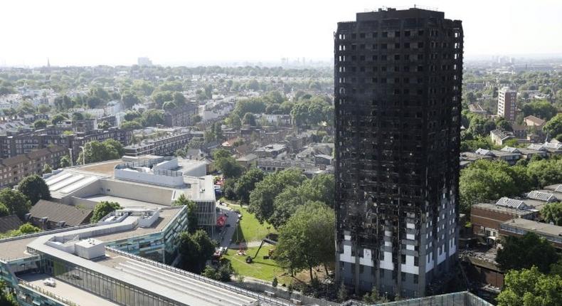 Some floors of the Grenfell Tower are still inaccessible after Wednesday's tragedy