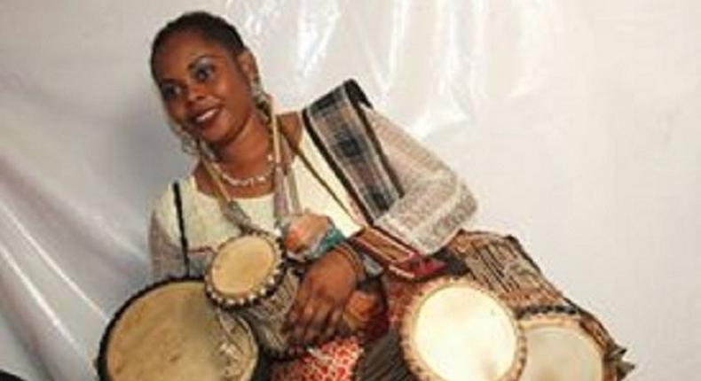 This female drummer Adebukola Shittu has been battered by her husband