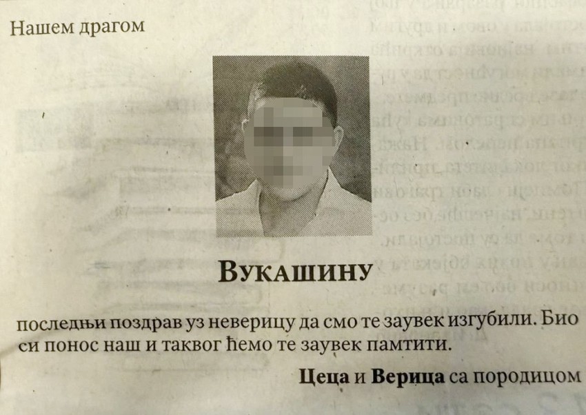 Prijatelji se opraštaju od Vukašina Stankovića