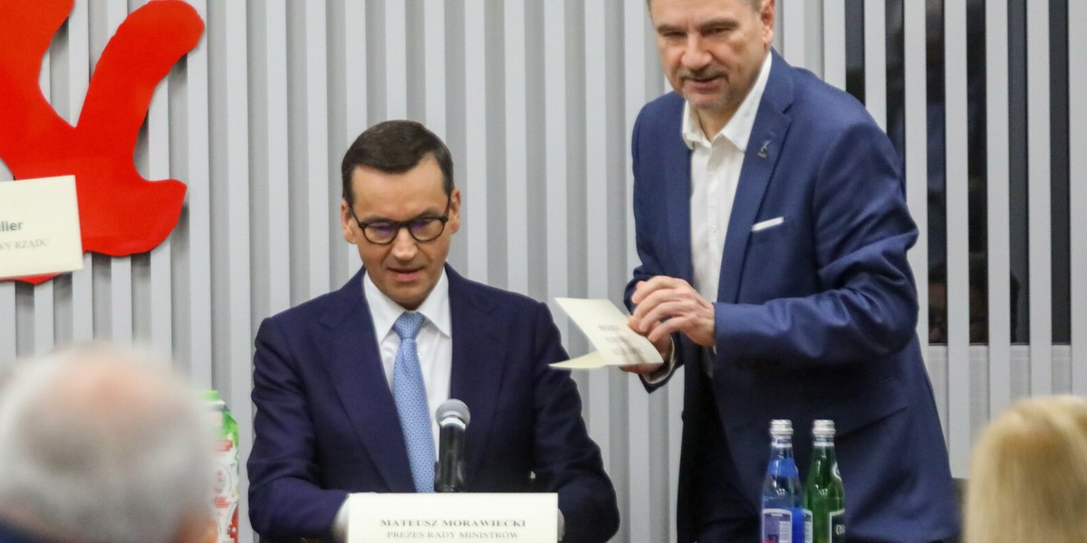 Mateusz Morawiecki i Piotr Duda