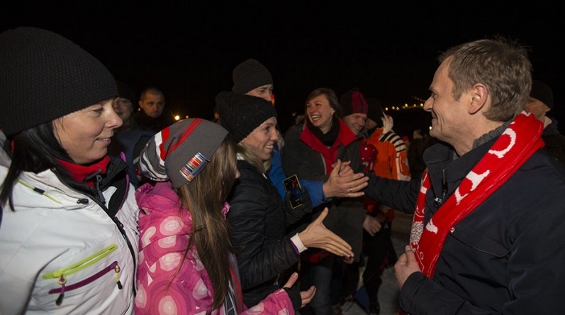 Donald Tusk kibicuje Polakowi