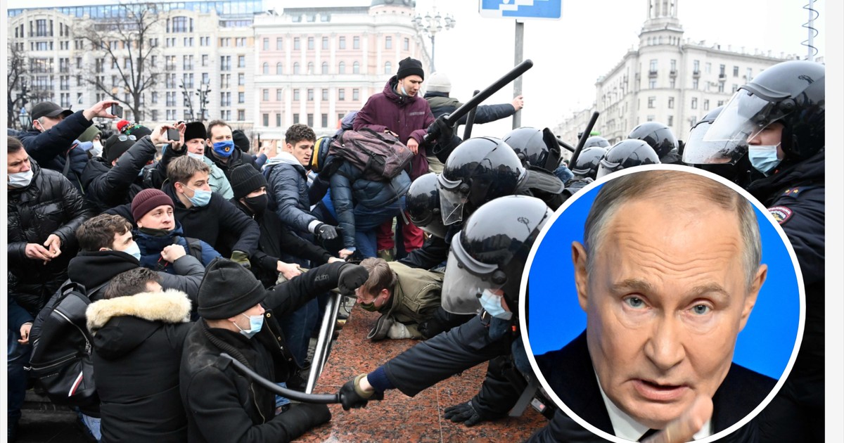 Putinowska machina bezlitośnie tłumi protesty