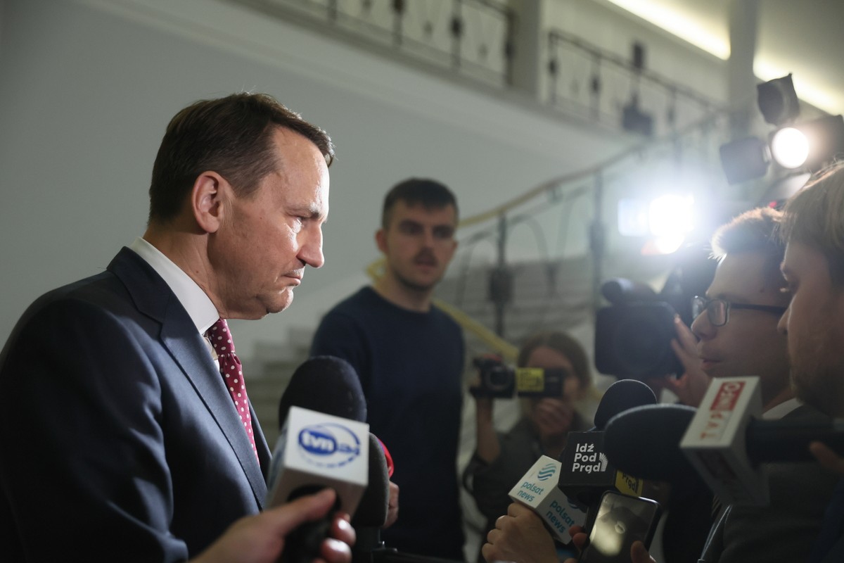 Minister spraw zagranicznych Radosław Sikorski