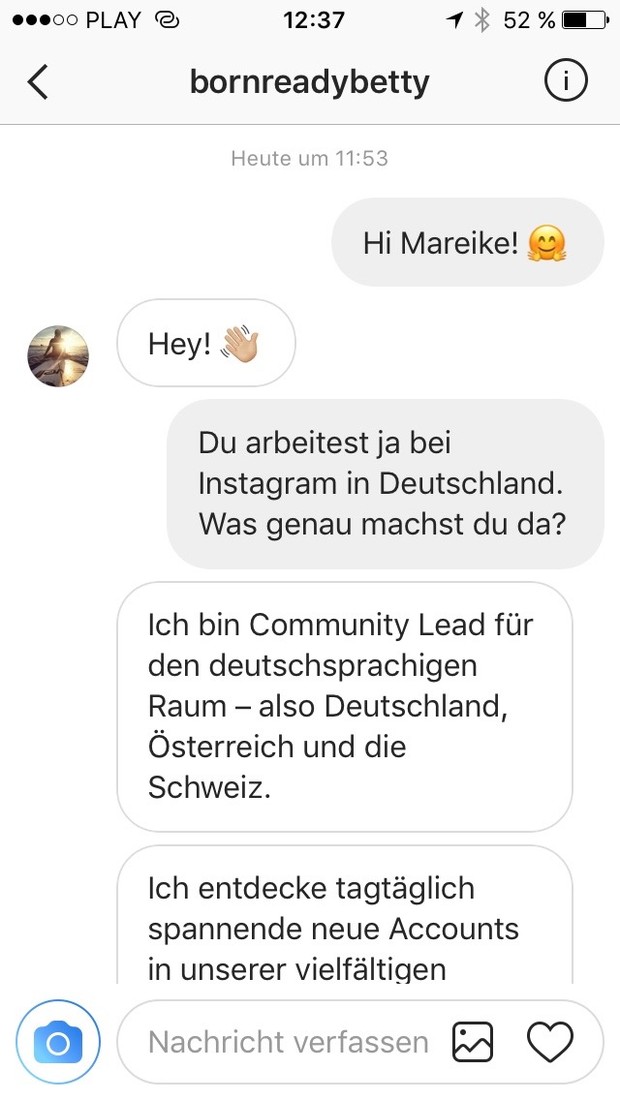 Instagram chat öffnen wieder