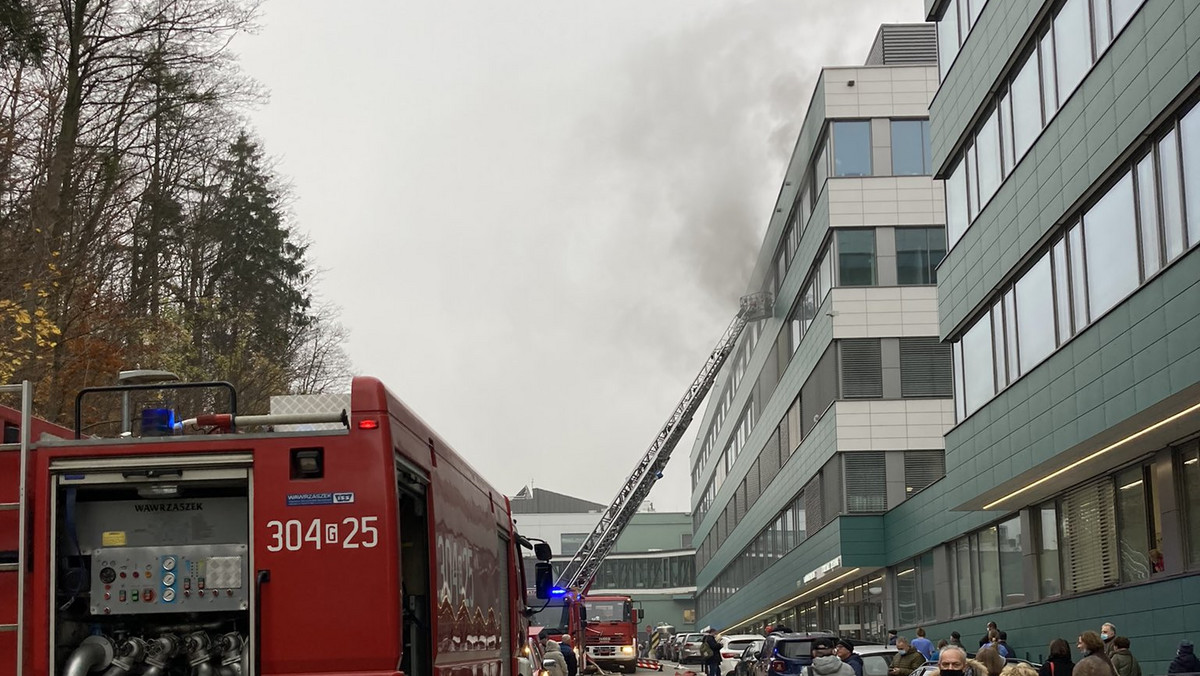 Gdańsk. Pożar w Centrum Medycyny  Nieinwazyjnej