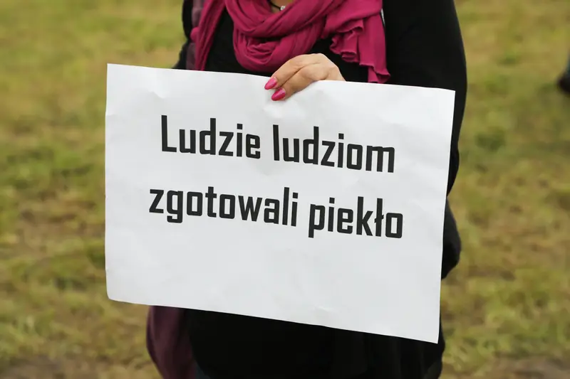 Protest przeciwko działaniom Straży Granicznej i Wojska