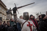 Anti-Islam Demonstrations In Prague