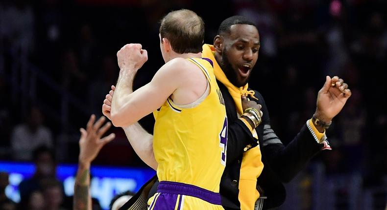 LeBron James Alex Caruso