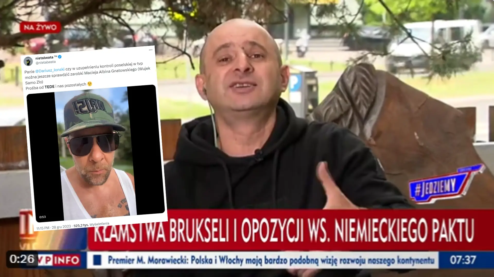 WSZ dostawał niemałe pieniądze w TVP. Wcześniej mówił o "pobudkach z samego serca"