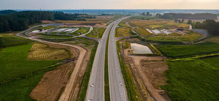 Nowy odcinek drogi S61 "na finiszu". Będzie nim można wjechać do Ełku