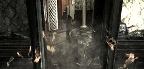 Screen z gry "Resident Evil: The Umbrella Chronicles"