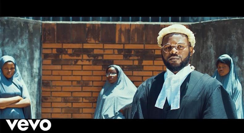 Falz in the 'Talk' video (Youtube/Falz)