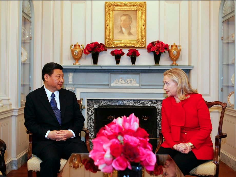 Xi and Clinton