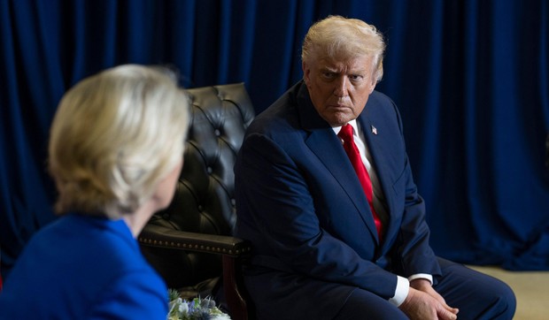 Ursula fon der Lajen, Donald Tramp