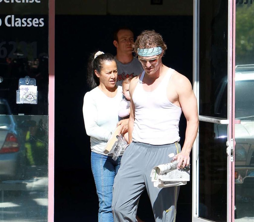 McConaughey trenuje ju-jitsu