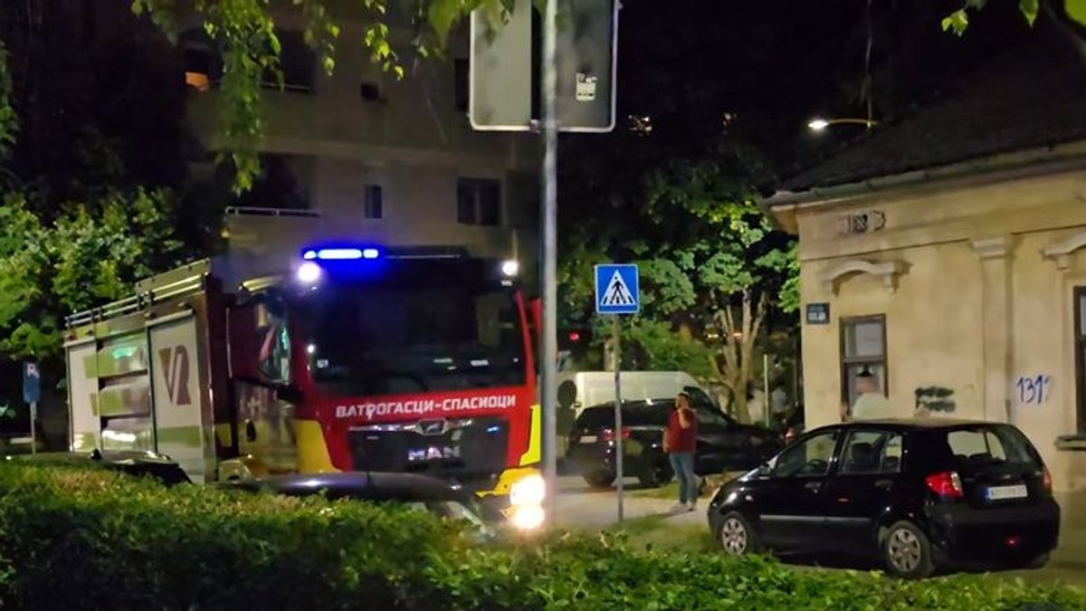 Požar u Novom Sadu/Vatarogasci