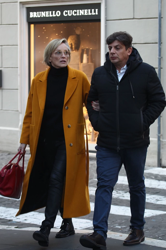 Sharon Stone i Enzo Cursio