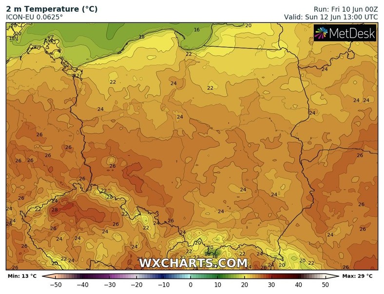 Temperatura nie ulegnie większym zmianom