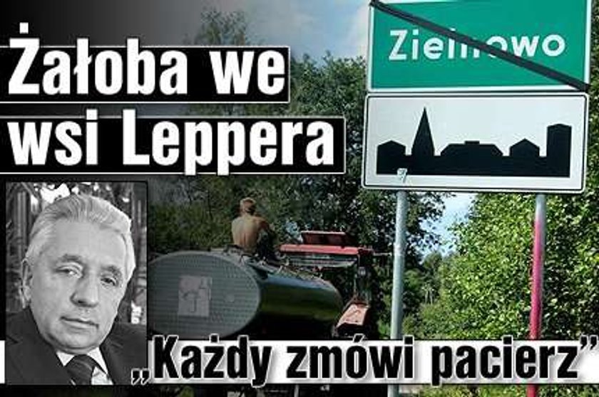 Żałoba we wsi Leppera. "Każdy zmówi pacierz"