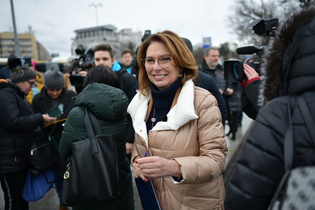 Wicemarszałek Sejmu, kandydatka KO na urząd prezydenta RP Małgorzata Kidawa-Błońska