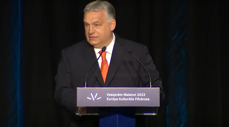 Veszprémben mondott beszédet Orbán Viktor miniszterelnök