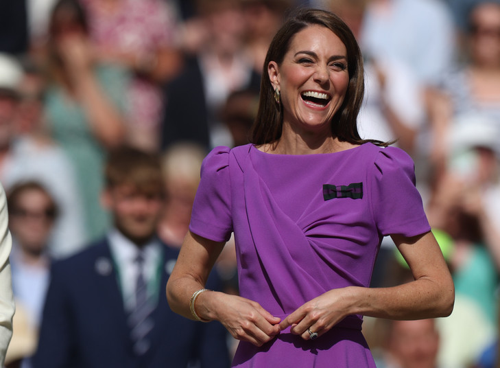 Księżna Walii pojawiła się na Wimbledonie. Kate powitana owacjami na stojąco