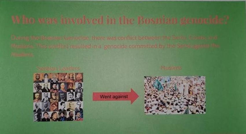 TESLA, NJEGOŠ, VUK KARADŽIĆ I ĐOKOVIĆ KAO RATNI ZLOČINCI: Stranica skripte iz koje su doskora o ratu u Bosni učila deca u Čikagu