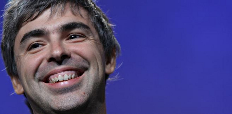 Larry Page, współzałożyciel i prezes Google Inc.