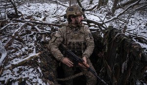 Ukrajinska vojska na frontu kod Kostjantinivke u Donjecku 16. decembra