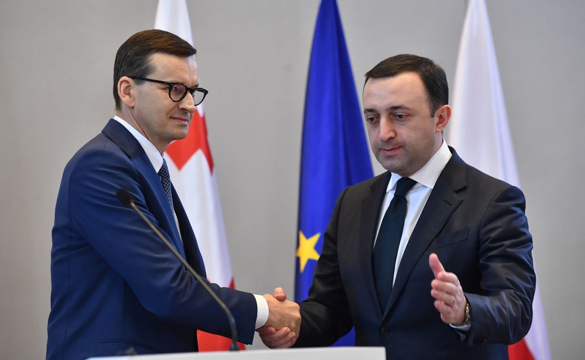 Mateusz Morawiecki, Irakli Garibaszwili