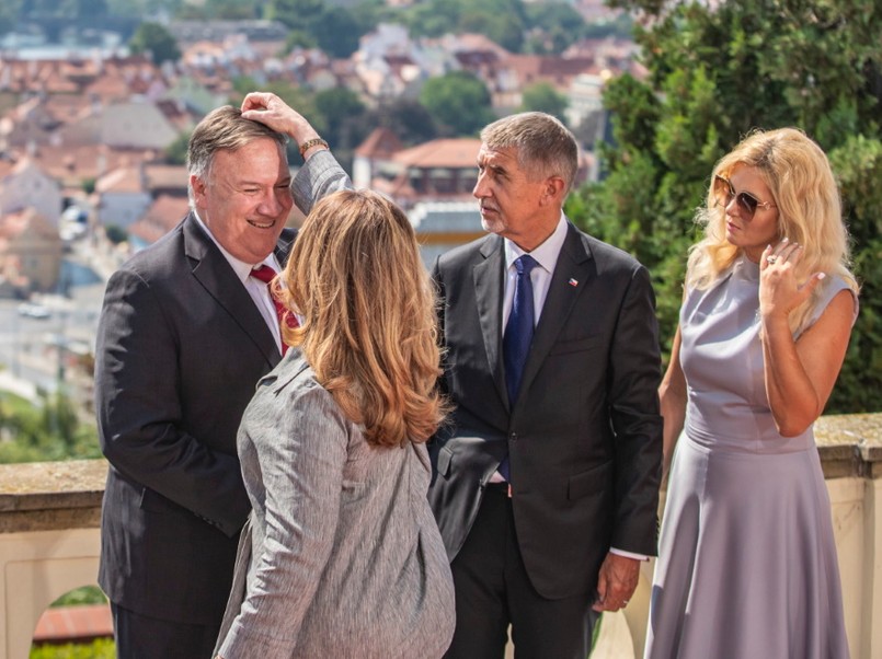 Susan Pompeo Mike Pompeo Andrej Babiš Monika Babisova