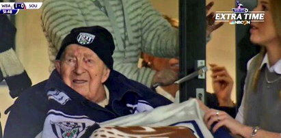 Ten to ma zdrowie, ma 107 lat i wciąż chodzi na mecze Premier League!